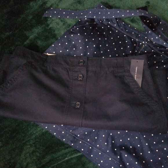 NWT Tommy Hilfiger Jamie Button Front Pencil Skirt Sz 12 - Picture 15 of 16